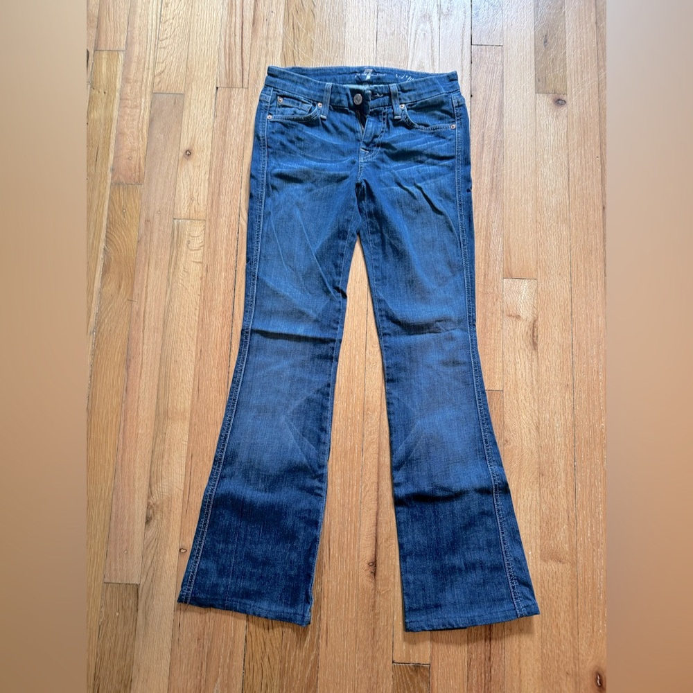 7 For All Mankind | “A Pocket” | Blue Medium Wash | Bootcut Jeans
